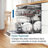 Lave-vaisselle pose libre BOSCH SSMS6ZCW12F SER6 - 14 couverts - Induction - L60cm - 38 dB - tiroir a couverts - Blanc