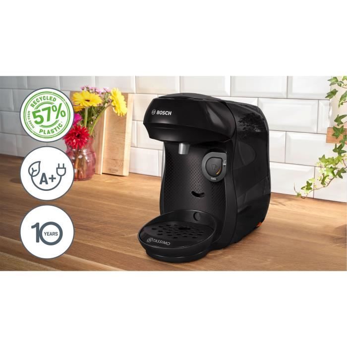 Machine a café multi-boissons - BOSCH - TASSIMO - T10 Happy noir - 1400 W
