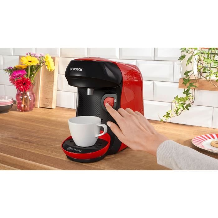 Machine a cafÈ multi-boissons - BOSCH - TASSIMO - T10 Happy rouge - 1400 W