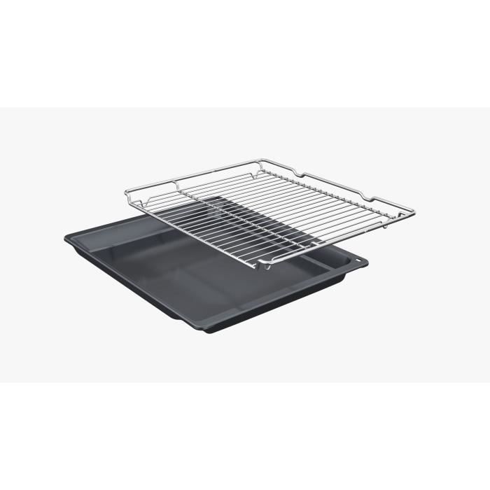 Four encastrable - BOSCH SERIE 4 - Inox - Chaleur tournante - 71 L - Classe Ènergie A+