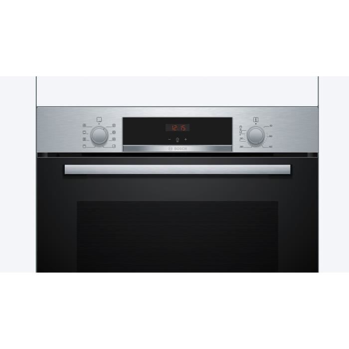 Four encastrable - BOSCH SERIE 4 - Inox - Chaleur tournante - 71 L - Classe Ènergie A+