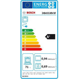 Four encastrable Ecoclean -BOSCH SER4 - HBA553BV3F - Blanc - 71 L - Classe Ènergie A+ - 59,5 x 59,4 x 54,8 cm