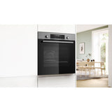 Four encastrable - Pyrolyse - BOSCH Série 6 - HBG578ES7 - Inox - 59,4 x 54,8 x 59,5 cm