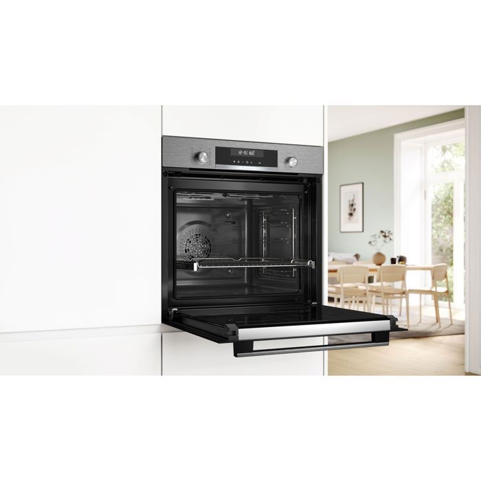 Four encastrable - Pyrolyse - BOSCH Série 6 - HBG578ES7 - Inox - 59,4 x 54,8 x 59,5 cm
