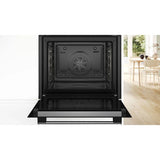 Four pyrolyse Softclose - BOSCH SER6 - HBG579BS3F - Inox - 14 modes de cuisson - 59,5 x 59,4 x 54,8 cm