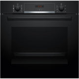 Four ecoclean - BOSCH SER4 - HQA534BB3F - Noir - 8 modes de cuisson - 59,5 x 59,4 x 54,8 cm