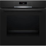 Four pyrolyse Softclose - BOSCH  SER4 - HQG572BB3F - Noir - 8 modes de cuisson - 59,5 x 59,4 x 54,8 cm