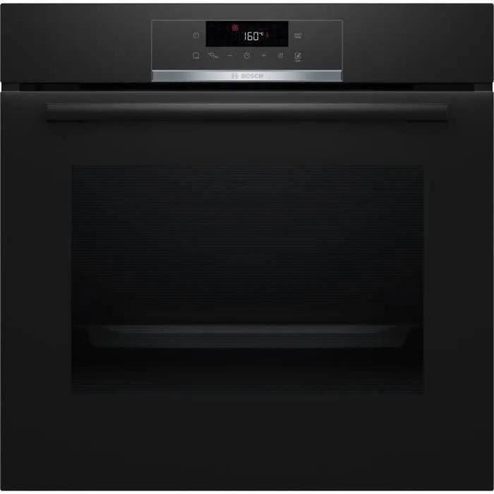 Four pyrolyse Softclose - BOSCH  SER4 - HQG572BB3F - Noir - 8 modes de cuisson - 59,5 x 59,4 x 54,8 cm