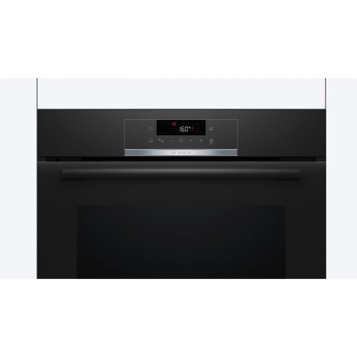 Four pyrolyse Softclose - BOSCH  SER4 - HQG572BB3F - Noir - 8 modes de cuisson - 59,5 x 59,4 x 54,8 cm