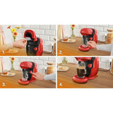 Machine a cafÈ multi-boissons - BOSCH - TASSIMO - T11 Style rouge - 1400 W