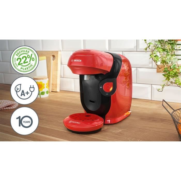 Machine a cafÈ multi-boissons - BOSCH - TASSIMO - T11 Style rouge - 1400 W