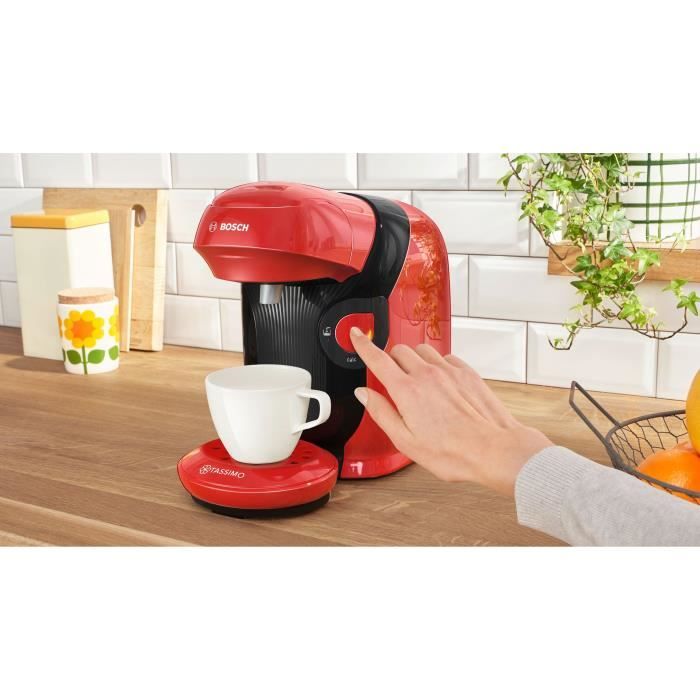 Machine a cafÈ multi-boissons - BOSCH - TASSIMO - T11 Style rouge - 1400 W