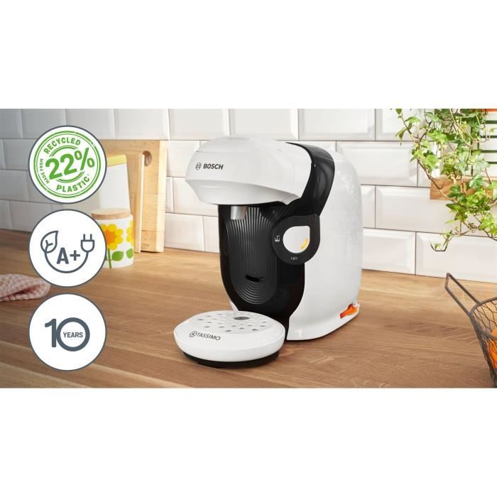 Machine a café multi-boissons - BOSCH - TASSIMO - T11 Style blanc - 1400 W