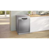 Lave-vaisselle pose libre BOSCH SMS6ZCI11F SER6 - 14 couverts - Induction - L60cm - 40 dB - Classe B - tiroir a couverts - Inox