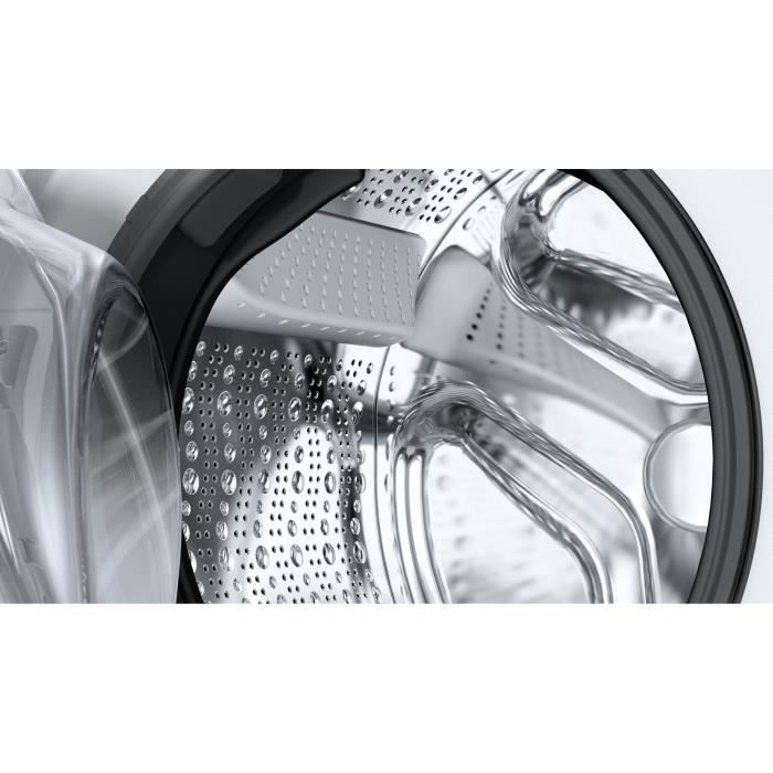 Lave-linge hublot BOSCH WAN24209FR SER4 - 9 kg - Induction - L60cm - 1200 trs/min - Classe A - Vapeur- Blanc