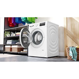 Lave-linge hublot BOSCH WAN28209FR SER4 - 9 kg - Induction - L60cm - Classe A - 1400 trs/min - Vapeur - Blanc