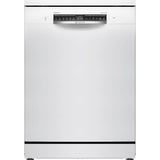 Lave-vaisselle pose libre BOSCH SMS4EMW01F SER4 - 14 couverts - Induction - L60cm - 42 dB - tiroir a couverts - Blanc