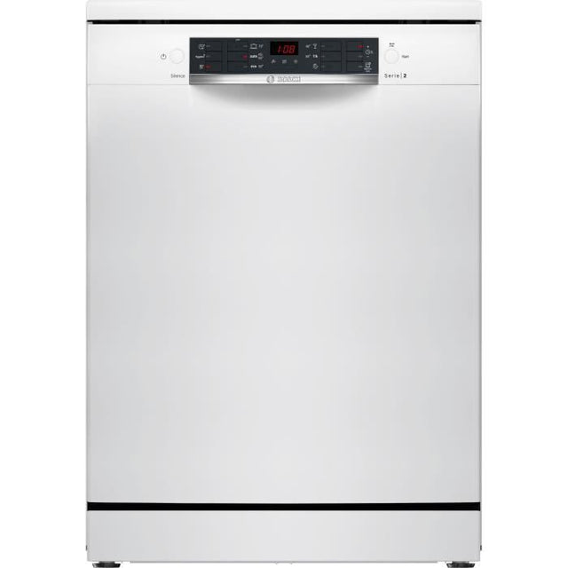 Lave-vaisselle pose libre BOSCH SMS26AW01F SER2 - 12 couverts - Induction - L60cm - 48 dB - Blanc