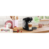 Machine a café - BOSCH - TAS109E - Tassimo Happy - 1400 W - 0,7 L - Noir / Creme