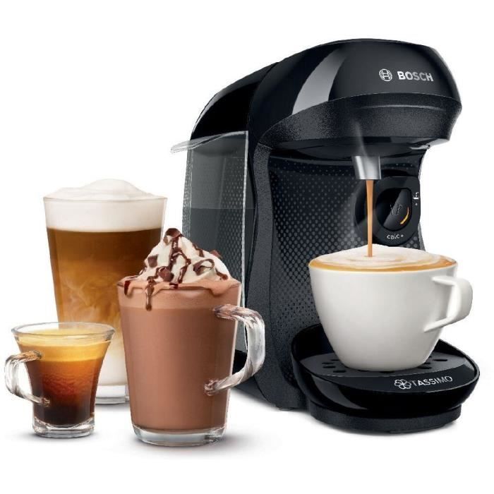 Machine a café Tassimo Happy noir + 3 packs de T- Discs - BOSCH - TAS102EC3