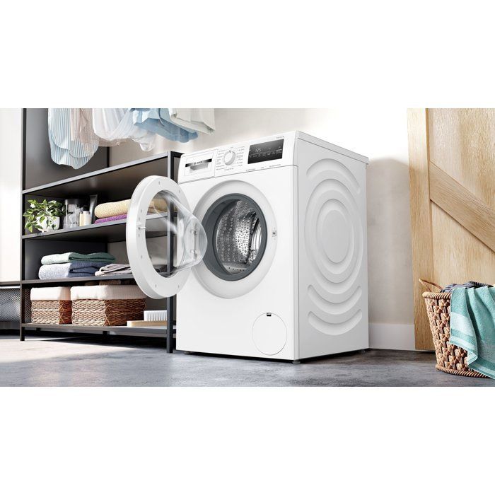 Lave-linge hublot BOSCH WAN2827ZFR SER4 - 9 kg - Induction - L60cm - Classe A - 1400 trs/min - Vapeur - Blanc