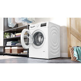 Lave-linge hublot BOSCH WAN2827ZFR SER4 - 9 kg - Induction - L60cm - Classe A - 1400 trs/min - Vapeur - Blanc