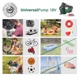 Compresseur sans-fil BOSCH UniversalPump 18V - pour gonfler pneus (voiture vélo moto) sans batterie ni chargeur 0603947100