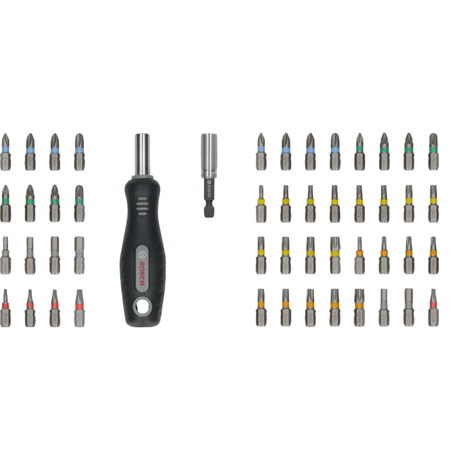 Coffret d'embouts de vissage BOSCH PROFESSIONAL - Extra Hard - Présentoir 6x50 pcs - 25mm