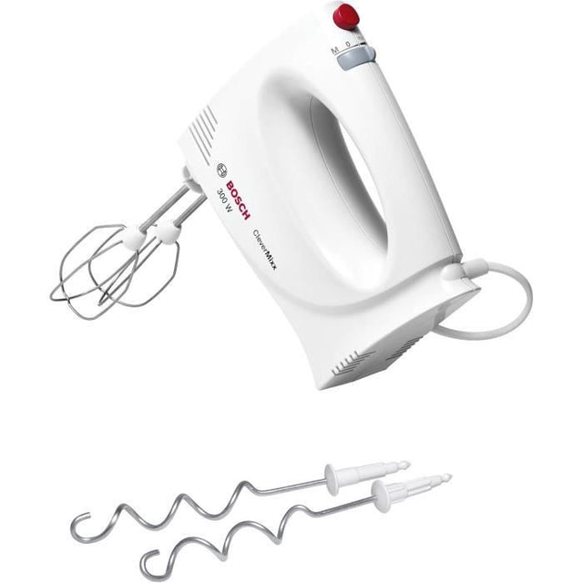 Batteur électrique BOSCH CleverMixx MFQ3010 - 300W 2 vitesses - Blanc