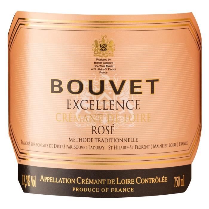 Bouvet Excellence Crémant de Loire Brut rosé