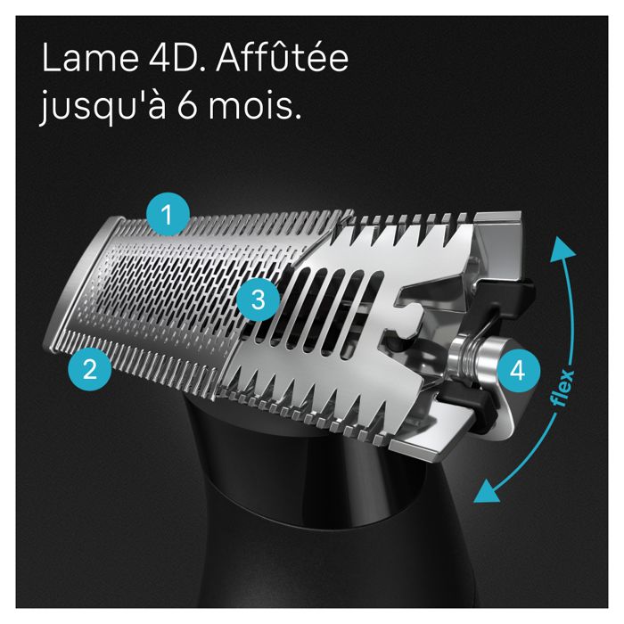 Braun - Tondeuse a Barbe Series X XT5100 -  Avec Rasoir Pour Le Corps Et Le Visage