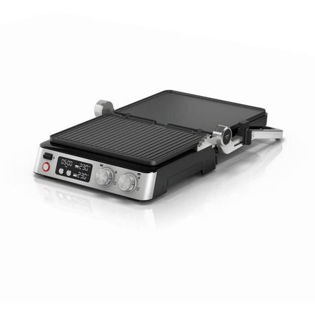 Grill multifonctions - BRAUN - Multi Grill 7 - 2000 W - 3 positions de chauffe - Noir / Acier