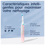 Brosse a Dents Electrique Rose Séries 3s iO avec Chargeur ORAL-B