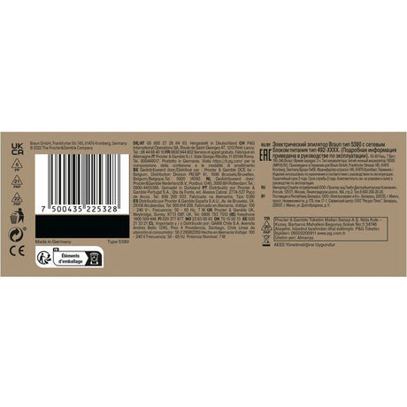 Épilateur - BRAUN - Silk-épil 9-011 3D - Sans fil - 2 modes - Blanc