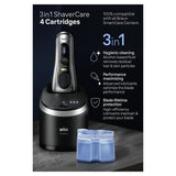 Cartouche de nettoyage - BRAUN - CCR4 Recharges clean & renew - Pour station SmartCare - Pack de 4