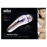 Epilateur a lumiere pulsée - BRAUN - IPL PL7253 - 240 V - 400 000 Flashs - Or rose / Blanc
