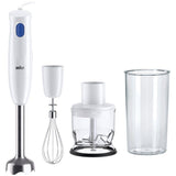 Mixeur plongeant - BRAUN - MultiQuick 1 MQ10.202M - 450 W - 1 vitesse - Blanc