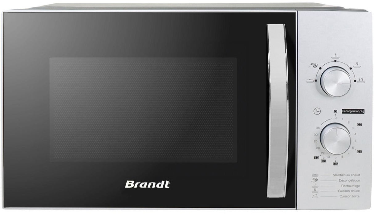 Micro-ondes - BRANDT - SM2802S - Silver - 28 L - 900 W
