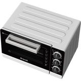 Four Compact BRANDT FC265MWST - 26L - Multifonctions - Thermostat réglable jusqu'a 250°C - Blanc et noir