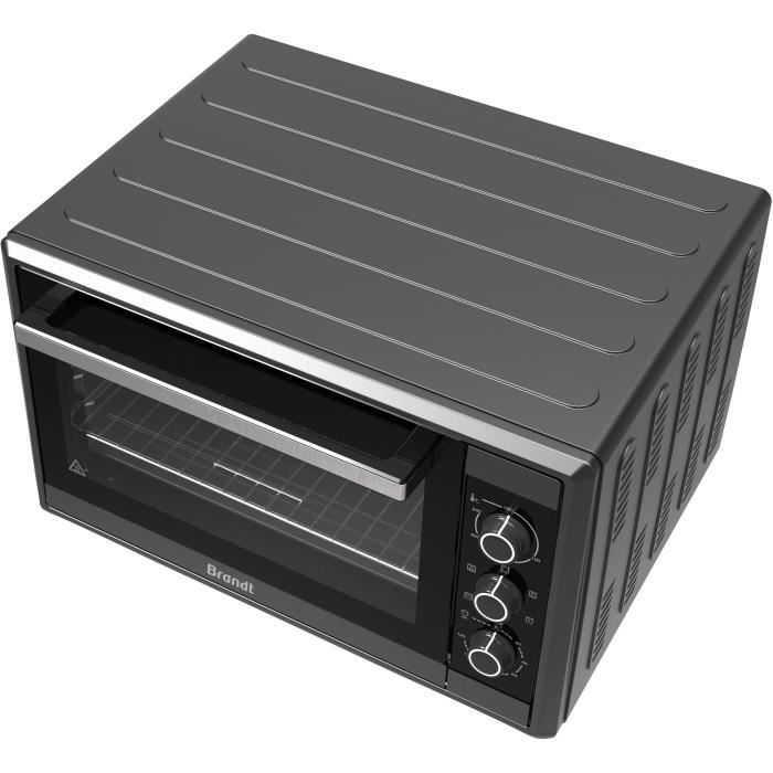BRANDT Four multifonction 55L 2200 Watts tournebroche FC55MUBSL noir