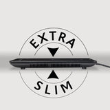 BRANDT Table induction 2 foyers 2000 Watts par foyer 10 positions de cuisson TI2SLIM1 noire