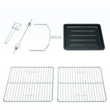 BRANDT Four multifonction 46L 1800 Watts tournebroche FC469MUB noir