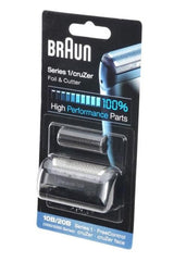 Cassette de rechange Braun 10B Series 1 pour rasoir - Recharge Grille + Couteaux - Noir