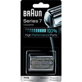 Tete de rasoir - BRAUN - Cassette 70S SERIES 7 / PULSONIC - Argent
