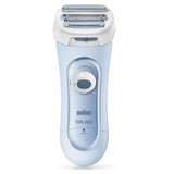 Rasoir Èlectrique BRAUN Silk-Èpil Lady Shaver 5-160 pour Femme - 3 en 1 - Sans Fil - Wet & Dry - Bleu