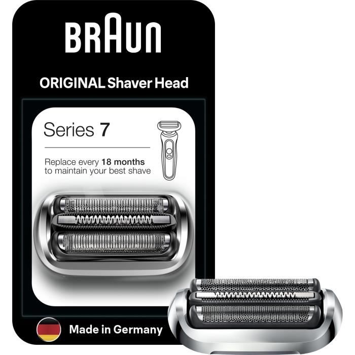 Tete de rasoir - BRAUN - Cassette Keypart Series 7 73S KP - Argent