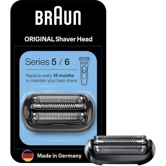 Tete de rasoir - BRAUN - Cassette Keypart Series 5 53B KP - Noir