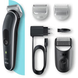 Braun Body Groomer 5 BG5340 Tondeuse Pour Le Corps, Avec Sabot Pour Zones Sensibles, Gris/Blanc