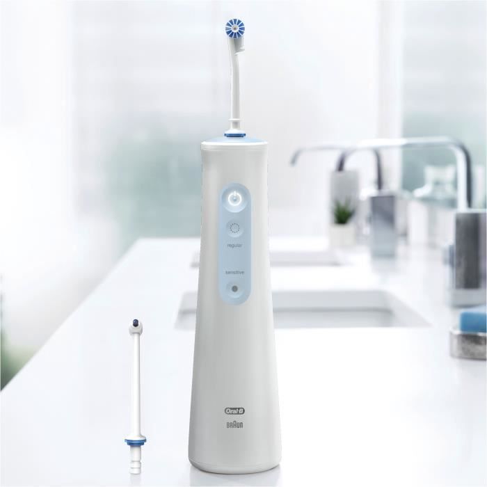 Brosse a dents Èlectrique Oral B Jet Dentaire Oral B Aquacare 4 BLANC