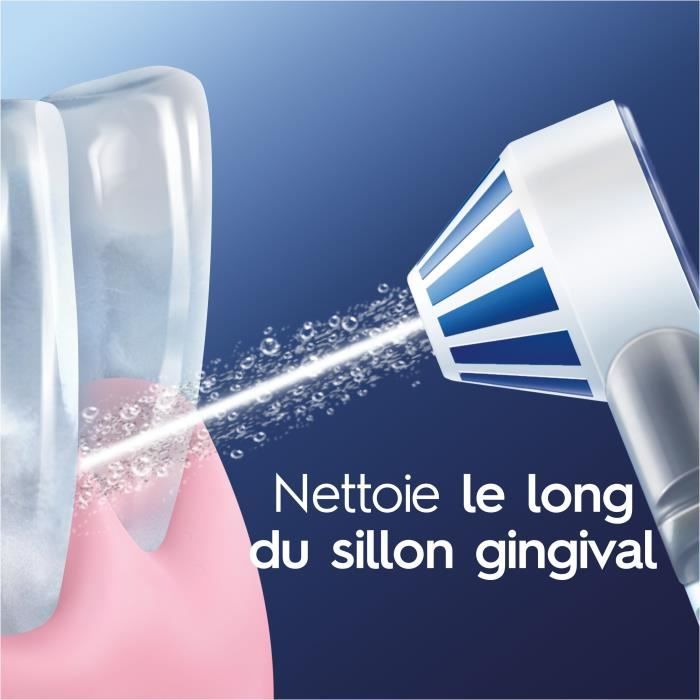 Brosse a dents Èlectrique Oral B Jet Dentaire Oral B Aquacare 4 BLANC